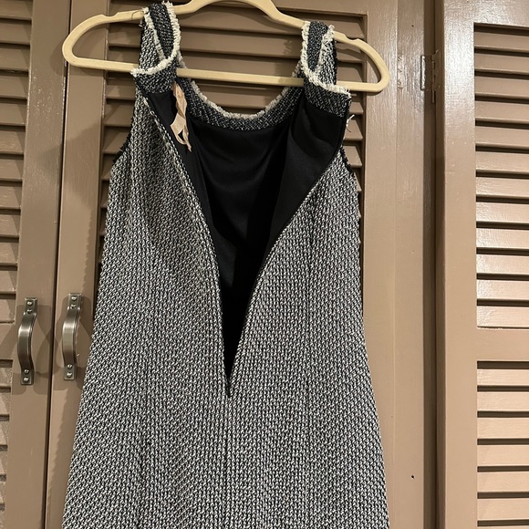 Bailey 44 Black & White Sleeveless Tweed dress Size 8 - Picture 4 of 12